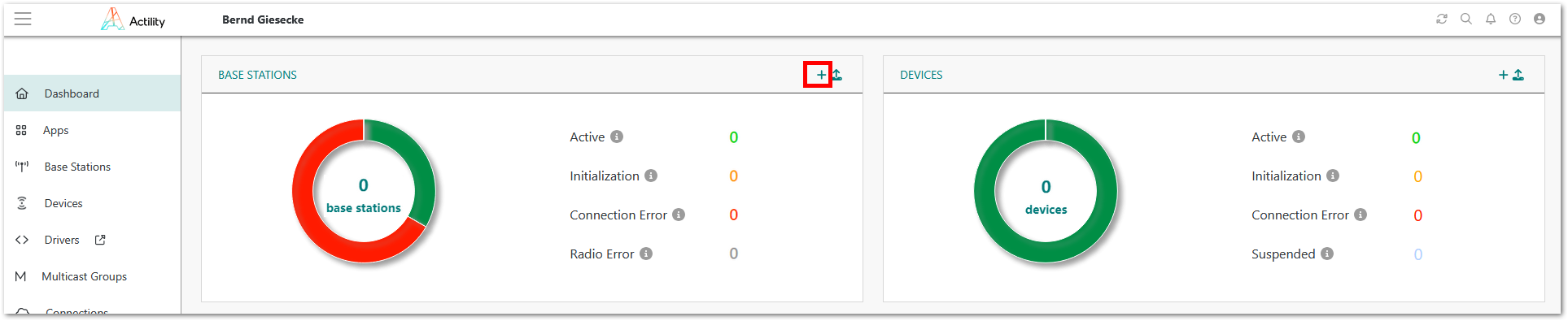 Actility Dashboard