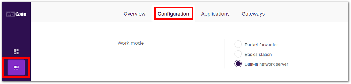 WisGateOS 2 Configuration Tab