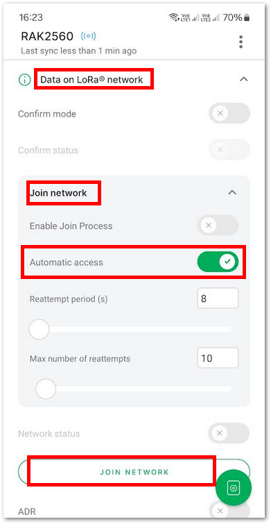 Sensor Hub Join Network
