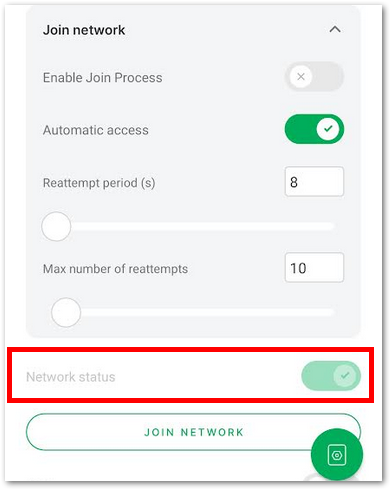 Sensor Hub successful join