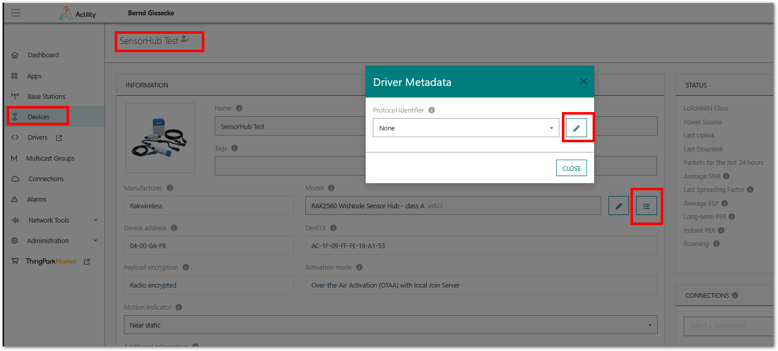 Show Driver Metadata