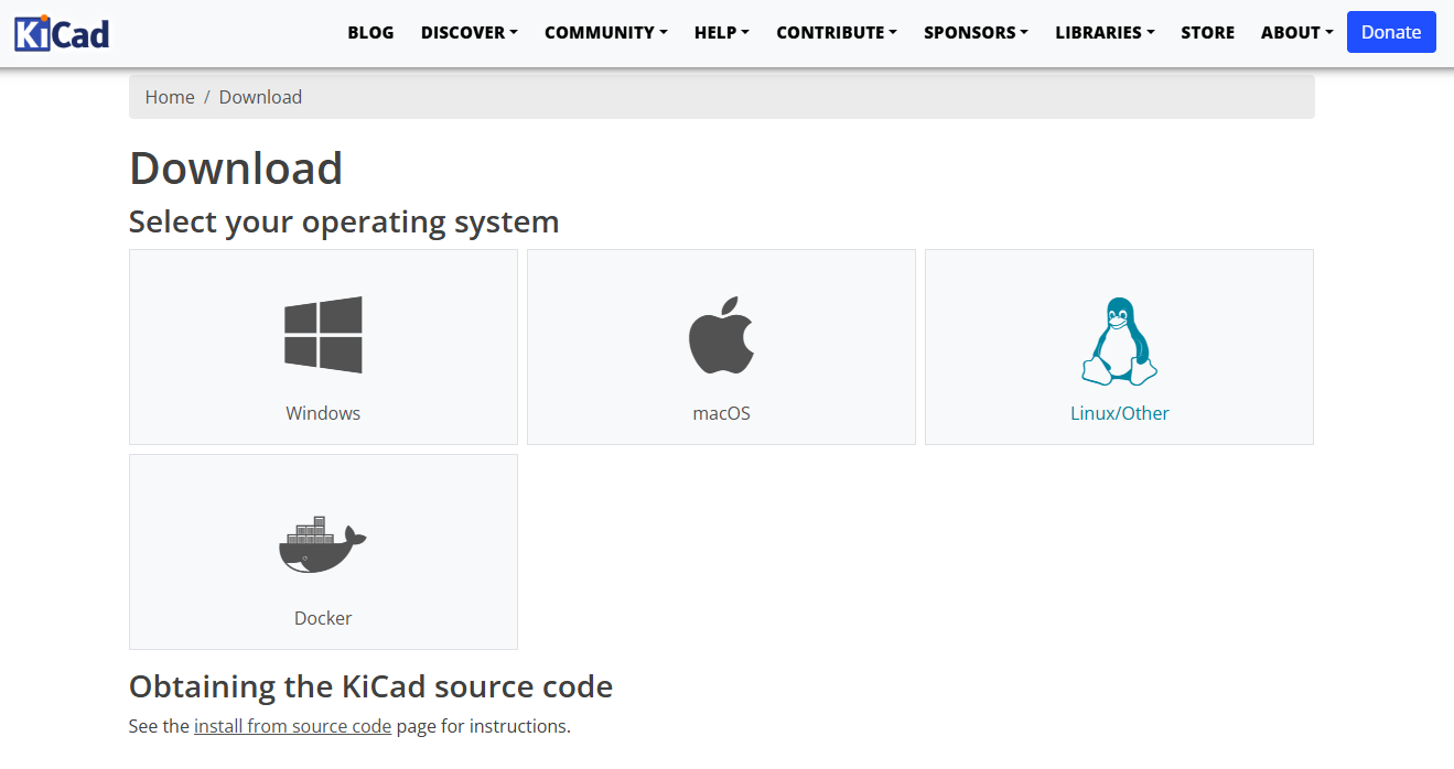 KiCad Download Page