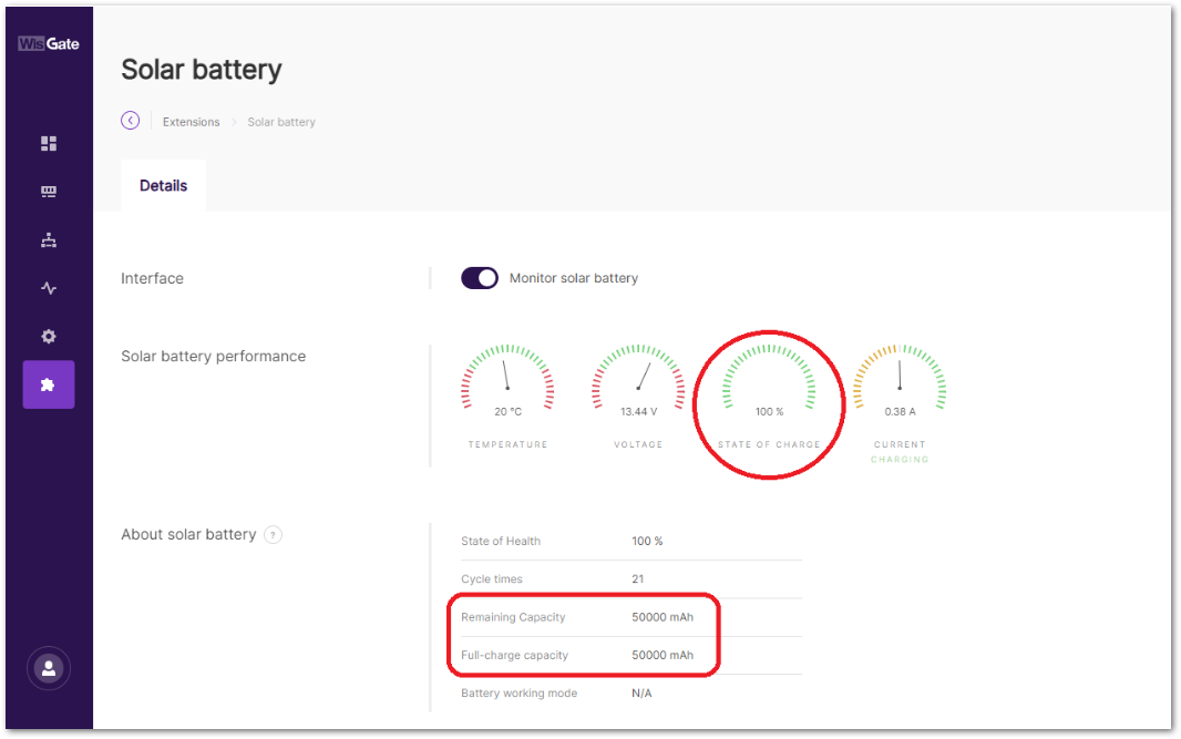 RAK Solar Battery Extension Dashboard