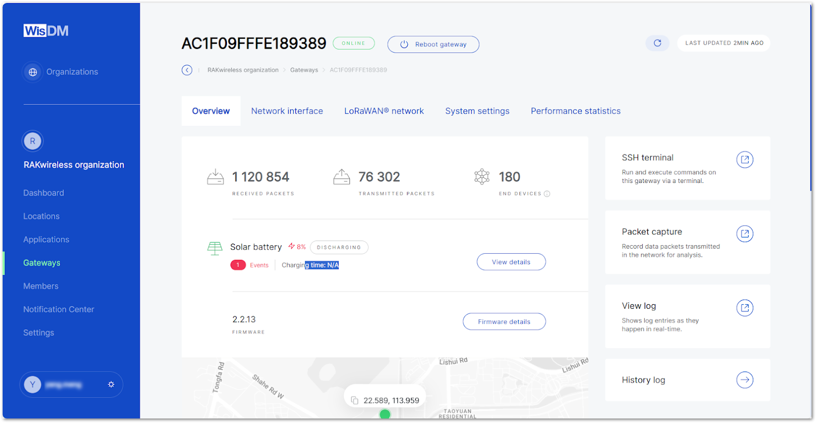 WisDM Gateway Options Page