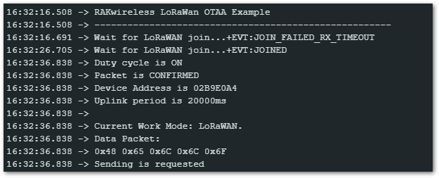 Arduino Console Output Sending Messages