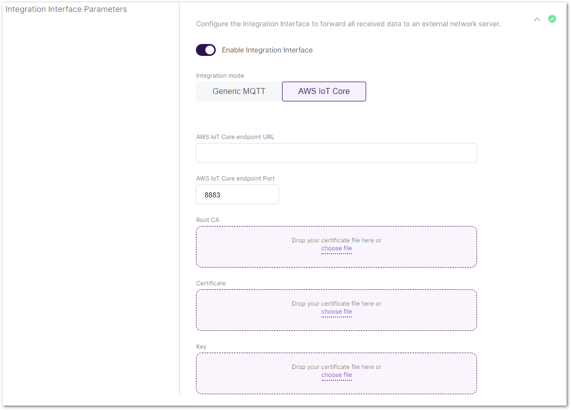 WisGateOS 2 AWS Certificate Loading