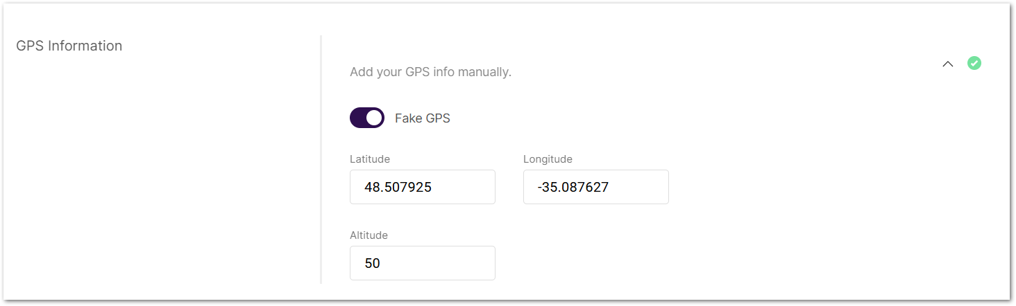 Enable Fake GPS