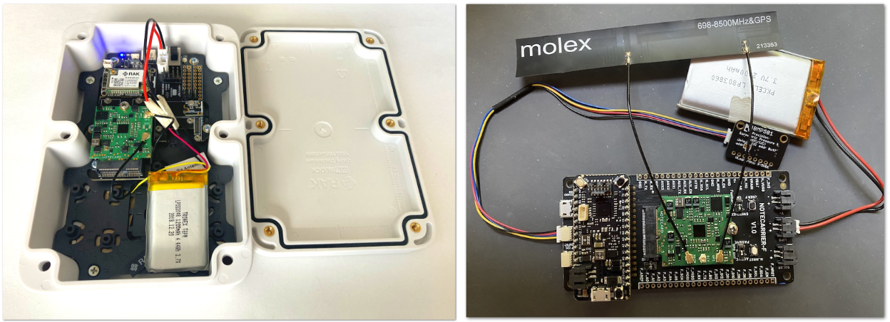 Comparison of RAKwireless vs Blues Wireless Indoor Floor-Level monitoring device