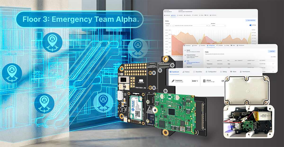 Indoor Floor-Level Tracker with RAK WisBlock and Blues Notecard